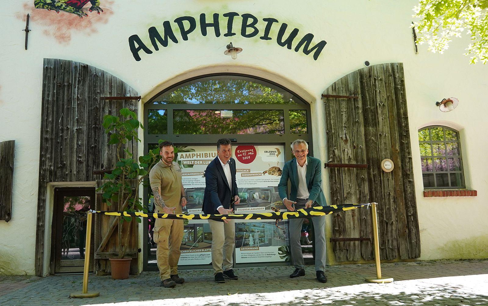Eröffnung des neuen Amphibiums