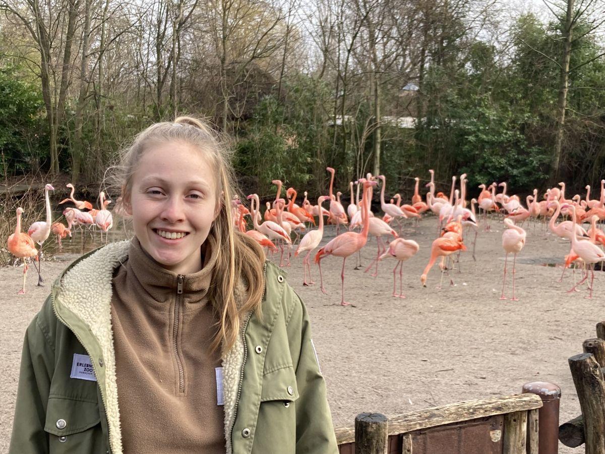 Julia Möller absolviert ihr Freiwilliges Ökologisches Jahr im Erlebnis-Zoo Hannover